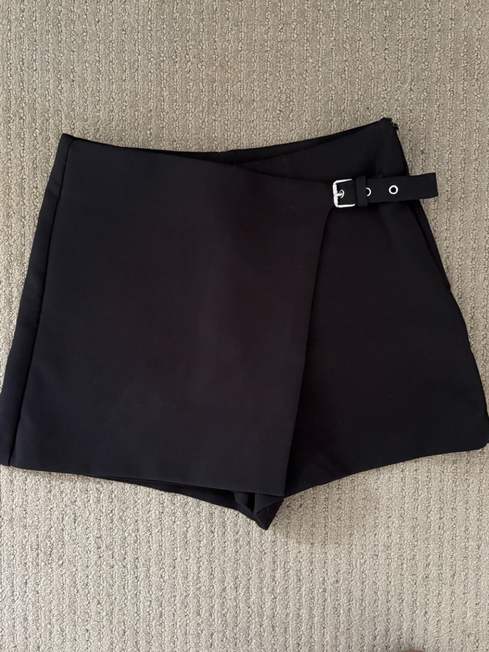 Zara Black Mini Skort